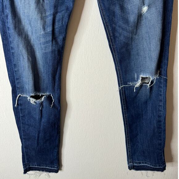 Rag & Bone Women's 28 Dre Boyfriend Jeans in Canyon Distressed Blue - Picture 5 of 12